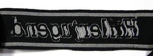 Hitler Jugend cuff title and armband