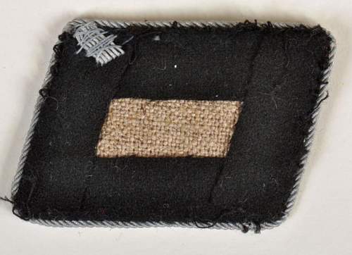 Waffen-SS officers collar tab - genuine?