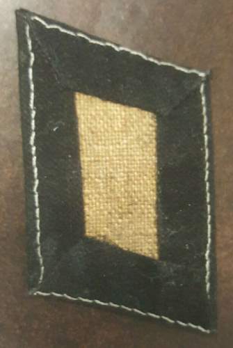 Latvian SS collar patch