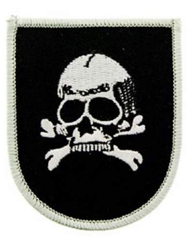 SS and Totenkopf shield patches