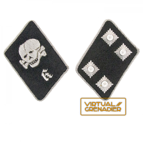 SS-TV, Totenkopf “K” Officer Collar Tab Set