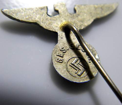 SS/SA eagle stickpin