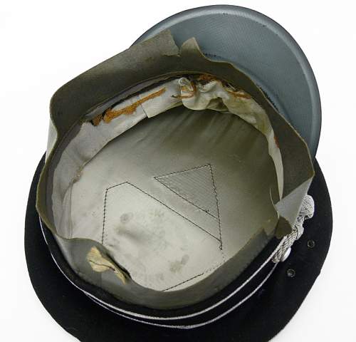 SS visor cap for evaluation