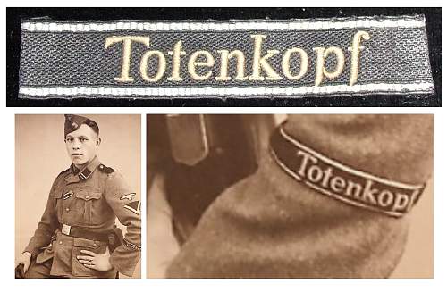 'Totenkopf' Cuff Title &amp; Photo