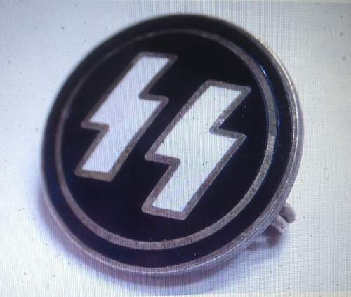 SS FM Lapel badge and Deutschland Erwache Pin. Good or Bad?
