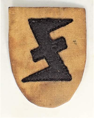 Is this Belgium (Flanders/Flemish) Black Brigade arm shield authentic?