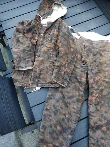 Wwii german waffen ss blurred edge camo