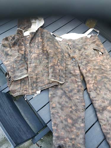 Wwii german waffen ss blurred edge camo