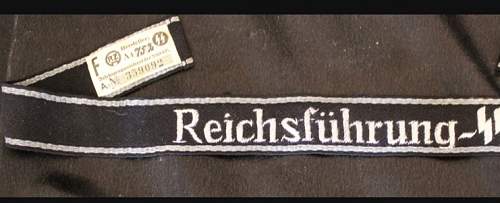 Reichsfuhrung-SS Cuff Title