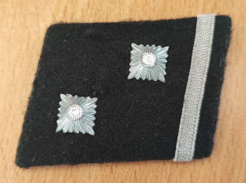 SS Hauptsturmführer collar tabs from dealer with very mixed reviews