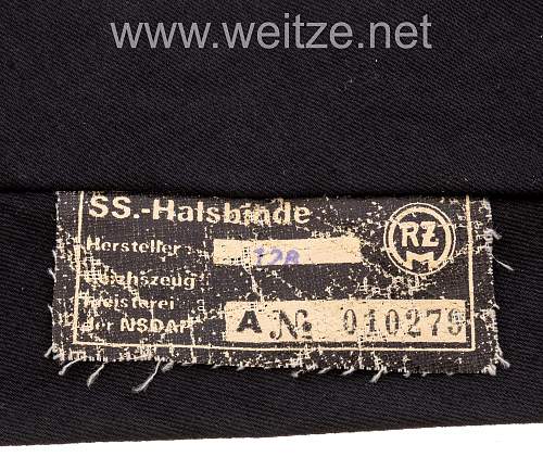SS &quot;Halsbinde&quot; - FAKE!!!