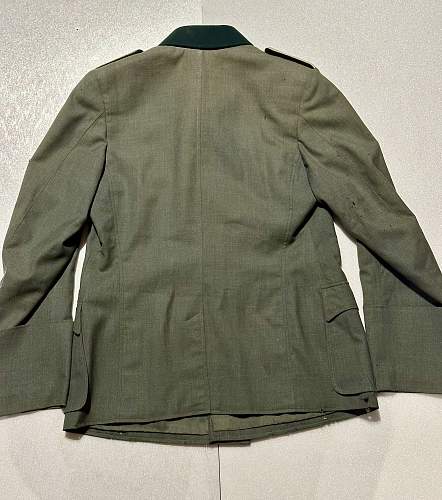 Waffe ss m36 officer tunic Latvian volunteer