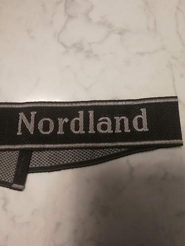 Bevo cufftitle &quot;nordland&quot;.