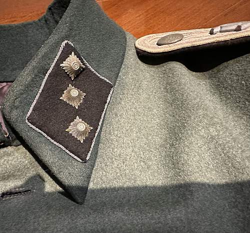 My two Waffen ss m36 officer tunics for review