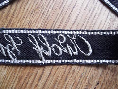 SS RZM LAH EM/NCOs Embroidered Cufftitle