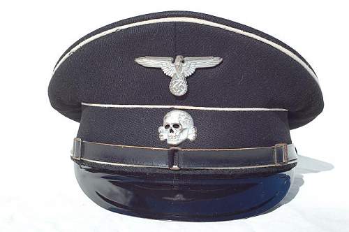 Black SS hat
