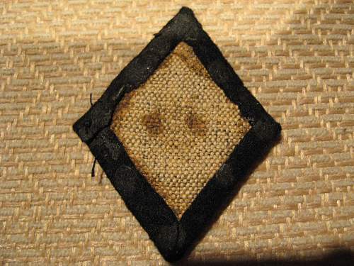 Officers trade badge.