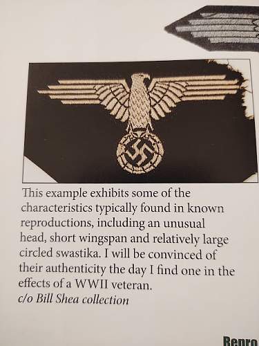 Hello is this ss bevo sleeve eagle original ww2?