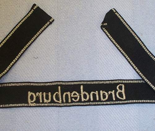 Ss cuff title &quot;brandenburg&quot; real or fake