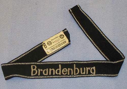 Ss cuff title &quot;brandenburg&quot; real or fake