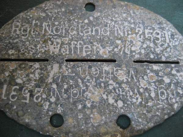 rgt NORDLAND dog tag