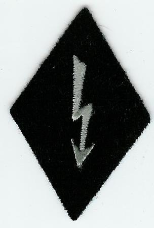SS signals personnel sleeve diamond