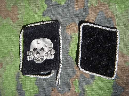 Totenkopf Collar tabs...