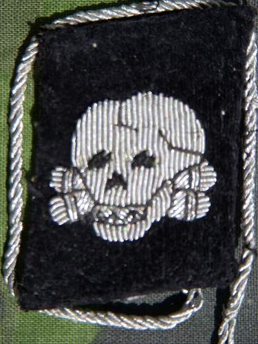 Totenkopf Collar tabs...