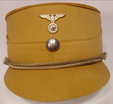 a black SS officer's cap of early make