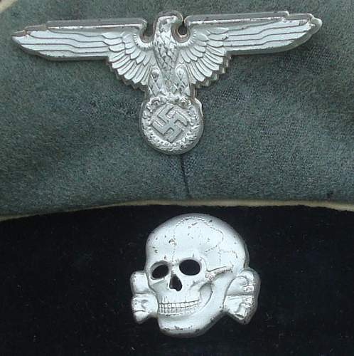 SS &quot;Erel&quot; officer visor with fake insignia...