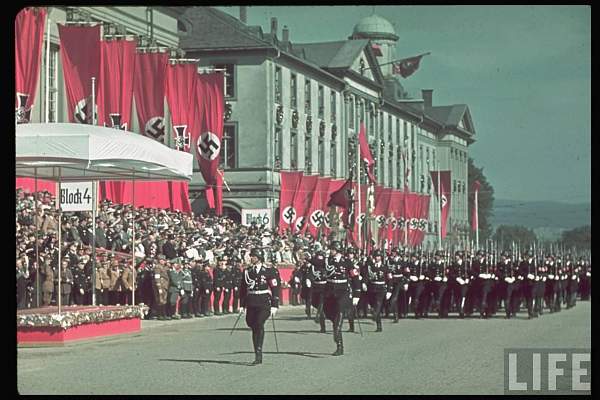 Black uniforms period photos in color