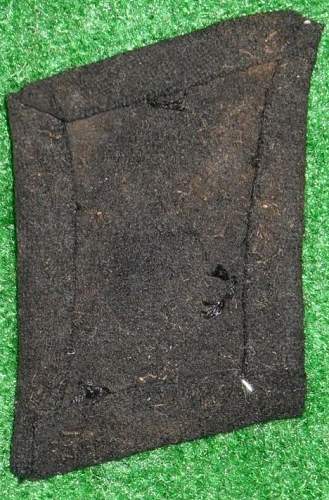 Theatre made mountain troop collar tab or perhaps Florian Geyer tab ............ or just a fake?