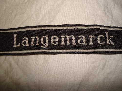 Langemarck cuftittle.