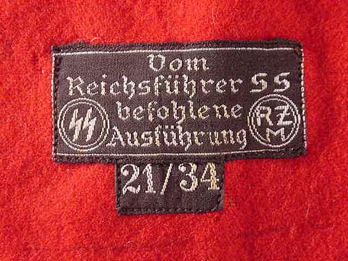 ss arm band label