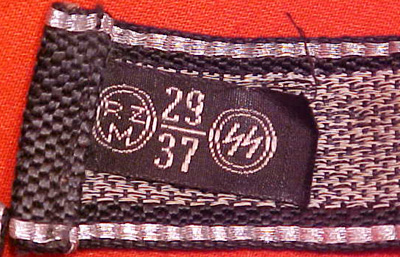 ss arm band label