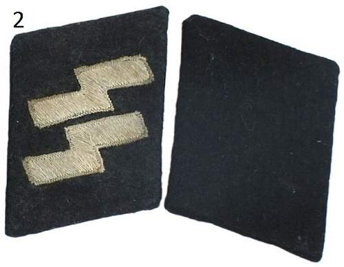 Several SS collar tabs