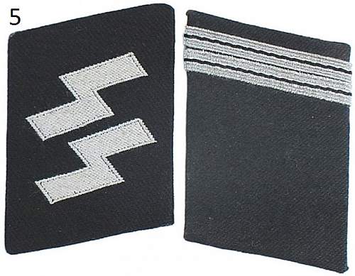 Several SS collar tabs