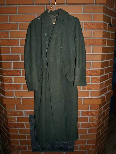 SS Dachau marked overcoat