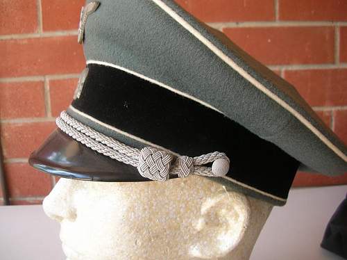 Waffen SS Officer's Visor Cap