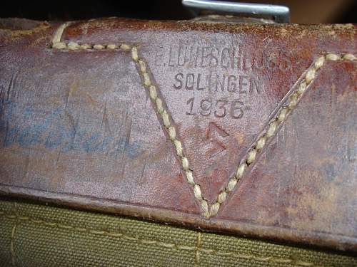 27th SS Volunteer Division Langemarck backpack.??