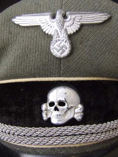 SS Kleiderkasse Officers visor