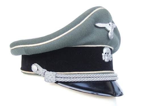 SS Kleiderkasse Officers visor