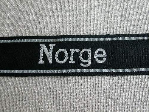 Rgt.NORGE cuff title