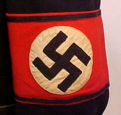 SS Kampfbinde (Armband) uniform attached