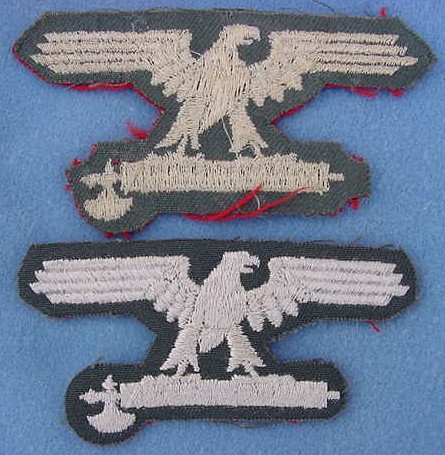 Italian manufactured Italian SS sleeve eagle with paper tag.