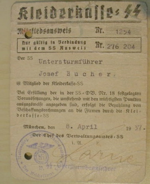 SS Wachverbaende 1935, introduction of insignia conditions.
