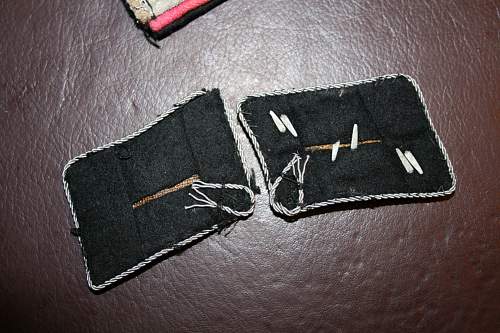 SS officers collar tabs
