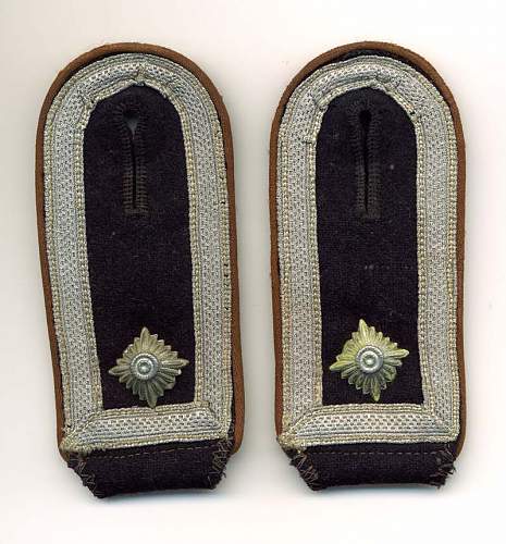 SS officers collar tabs