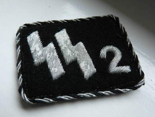 SS officer collartab