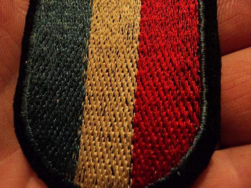French  Vol. sleeve shield, real?